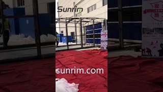 Sunrim industrial electric retractable channel, enclosures installation, world top 500 company SKC