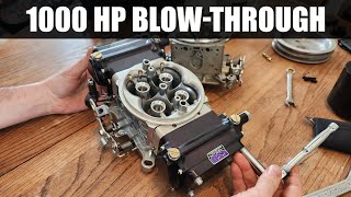 Inside a 1000 Horsepower E85 blow through carburetor for my 400 SBC Supercharged S10!