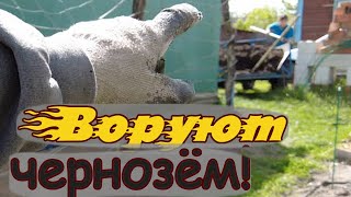 Добыл чернозёму, но его воруют! 😏