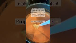 QUICK, Clean Ingredients Tomato Soup #cookfromscratch #homemade #food #traditionalcooking