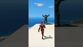 Thanos Being Punished & Tortured At The Top Of The Tower by Iron-Man, Taking Revenge 😲| #Shorts