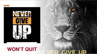 "Never Give Up." -Mark Cady @CFC Sunday, 1-21-2024