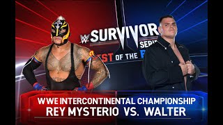 WWE | Rey Mysterio vs Walter Intercontinental Championship | Survivor Series