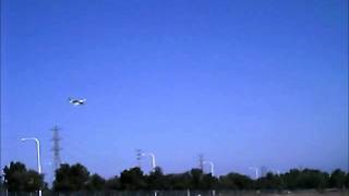 E-Flight AS3Xtra - Maiden Flight - OpenTX and Turnigy 9XR Pro