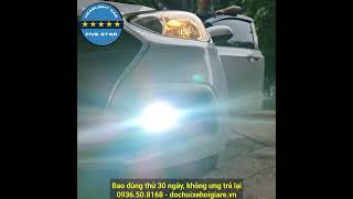 Độ đèn bi gầm led 3 màu Five Star cho xe Hyundai I10 Sedan 2 đầu bản thiếu - Dochoixehoigiare.vn