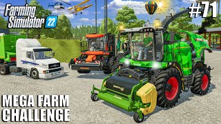 From GRASS to SILAGE with FENDT KATANA | MEGA FARM Ep.71 | Farming Simulator 22