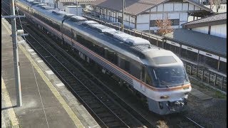 JR東海【ワイドビューひだ7号】キハ85系気動車、飛騨古川駅発車，Japan Railway, Hida Limited Express Train