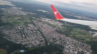 Frankfurt - Takeoff with Corendon Airlines Boeing 737-800