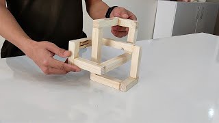 How to origami woodworking / آموزش ساخت طرح اوریگامی با چوب