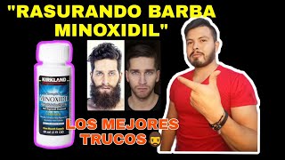 🧔Cuando Rasurar la Barba Minoxidil Barba Minoxidil