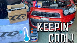 HOW TO INSTALL ZZP UPGRADED RADIATOR 2012-up CHEVROLET SONIC| Overheating SOLVED w/ ZZPerformance!