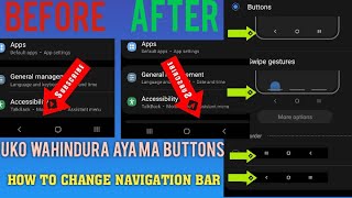 UKOWAHINDURA  NAVIGATION BAR  KURI PHONE YAWE ||How to#change #navigation_bar bar on #androidphone