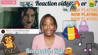 BRUJA - IA LOC (Official Video) ROMANIAN RAP REACTION