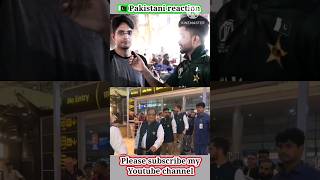 pakistan team in india 🇮🇳 | pakistani team india welcome |  🇵🇰Pakistani reaction #pakistani #india