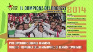 Nazionale femminile di Tennis per "il Campione dei Ragazzi"