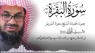 سورة البقرة كاملة فضيلة الشيخ سعود الشريم surah baqarah saud shuraim