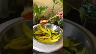 Raw Mango with Red Chilly & Salt | Ooruda Kukku | Raw Mango Recipe #mouthwatering #rawmango #shorts