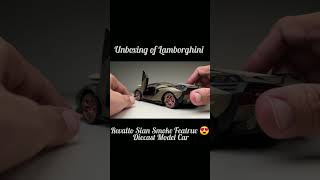 Unboxing of Lamborghini Revalto Sian Smoke Featrue 😍 Diecast Model Car #viral #trending #unboxing