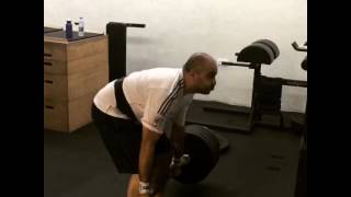 Deadlift one rep on 180 kilo crossfit