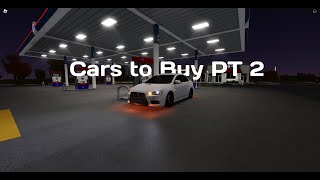 Cars to buy before they're all gone PT  2 | Roblox Greenville