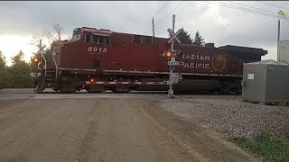 CPKC 8013, 4527 at Spence pretripping facility.