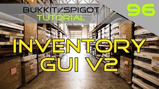 Minecraft Bukkit/Spigot Plugin Tutorial #96: Inventory GUI V2