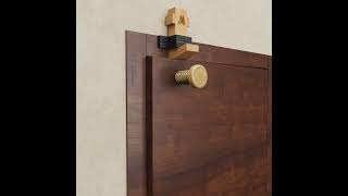 Child Safety Auto Lock Wooden Latch with Spring OpENIG MECHANISM  #door #wood #mechamism #shorts