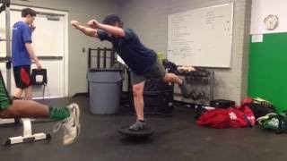 Balance Board RDL for Ankle and Hip Exercise