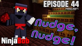 Minecraft PS4 - "Nudge, nudge!" Hollow Mountain Survival Ep.44