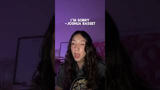 I’m sorry Joshua basset cover