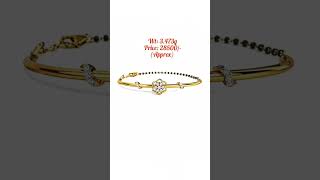 Caratlane Latest Diamond Mangalsutra Bracelet #DAILYWEAR #JEWELLERY #tanishq #SHORTS  #TRENDING #4k