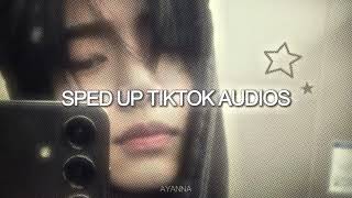 sped up tiktok audios + timestamps