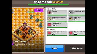 New Archer Queen Ability - MAGIC MIRROR 🪞 | Clash of Clans