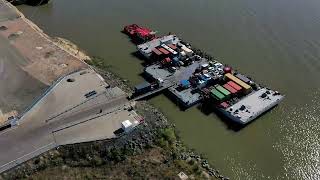 Ferry Complex Orlivka + River Port Orlivka . November / 2022 .