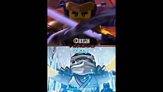 Ninjago Cole VS Zane 🏆 #ninjago #ninjagoedit #shorts