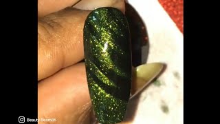 #shorts Easy Nailart Design for beginners 🔥❤️💚🧲/Freehand Nailart/Trending/Nails inspiration