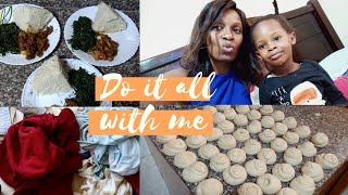 Vlog ||Dinner Prep||Laundry and Cleaning during Christmas Holidays||petitemama