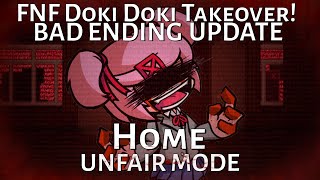 (Home) Unfair Mode DDTO Bad Ending Update | FNF Mod | Handcam