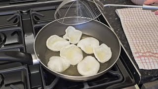 Making prawn crackers