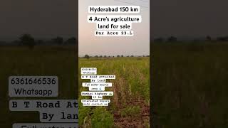 4 Acre’s agriculture land for sale Karnataka #mannaekhelli #zaheerabad #nh65 #karnataka #99acres