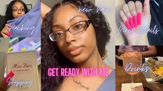 VLOG GRWM TO GO OUT OF TOWN | Destiny Rockell