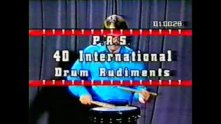 Rob Carson - PAS 40 International Drum Rudiments (1993)