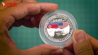 USA - DPRK Summit Silver Bullion Coin Unboxing Video