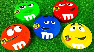 Satisfying Video Unpacking 5 M&M'S Containers with Color Candy ASMR ৷ 2024