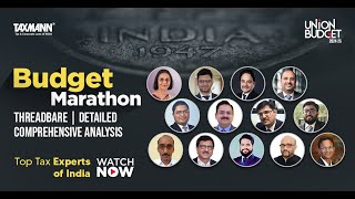 #TaxmannBudget | Budget Marathon 2024-25 | Series of Webinar on the Union Budget 2024-25