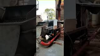 Convey pump machine working for subway construction