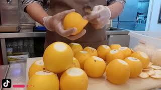 HOW TO PEEL ORANGE EASY #tutorial  #orange #how #trending