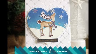 Trinity Stamps - Reindeer  Jo