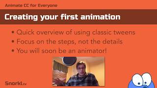 Animate CC Creating Your First Classic Tween