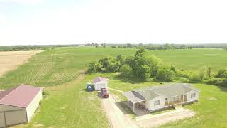 30 acres with a house in Clinton County in Lathrop School District!